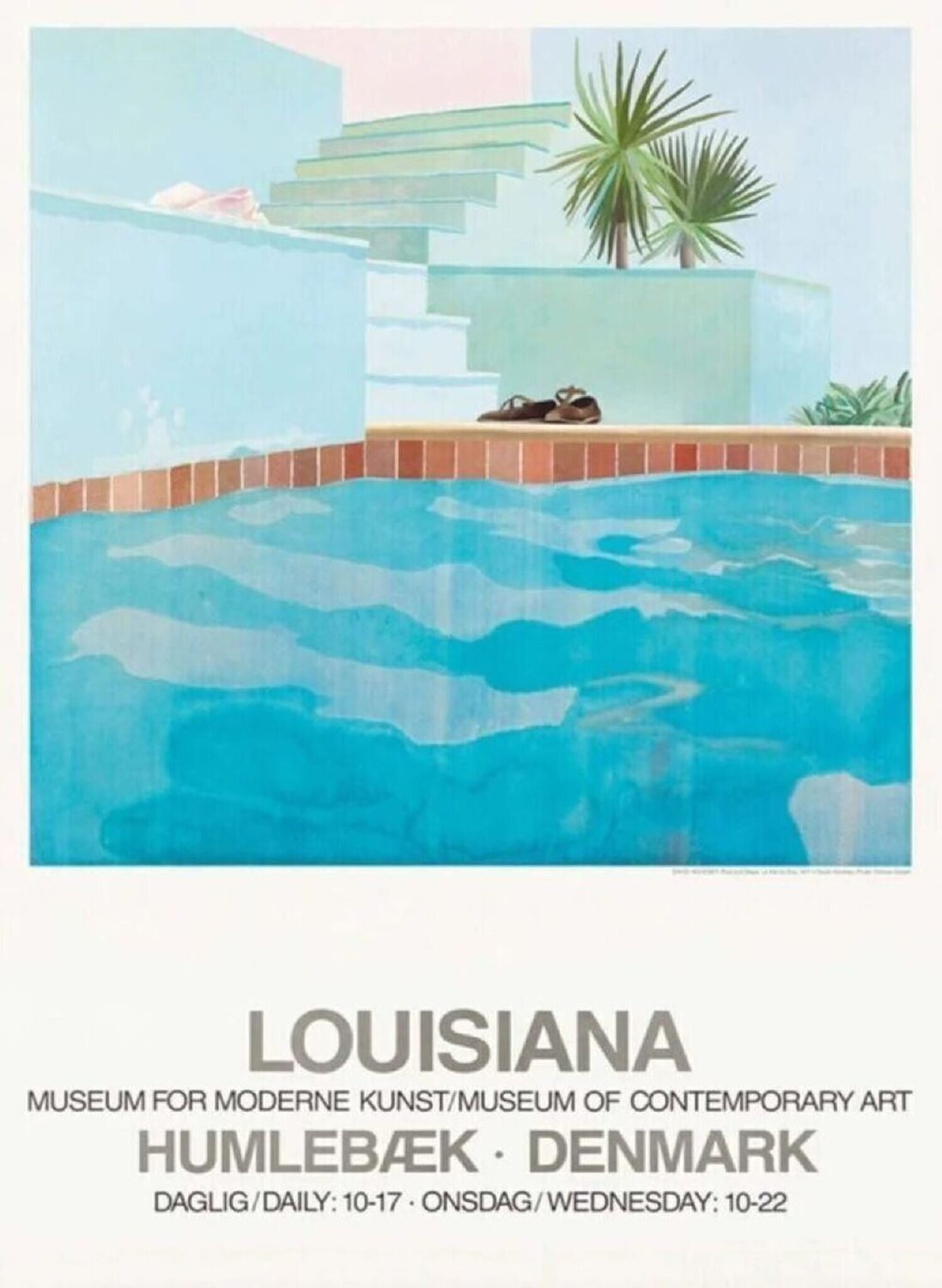 Pool And Steps David Hockney