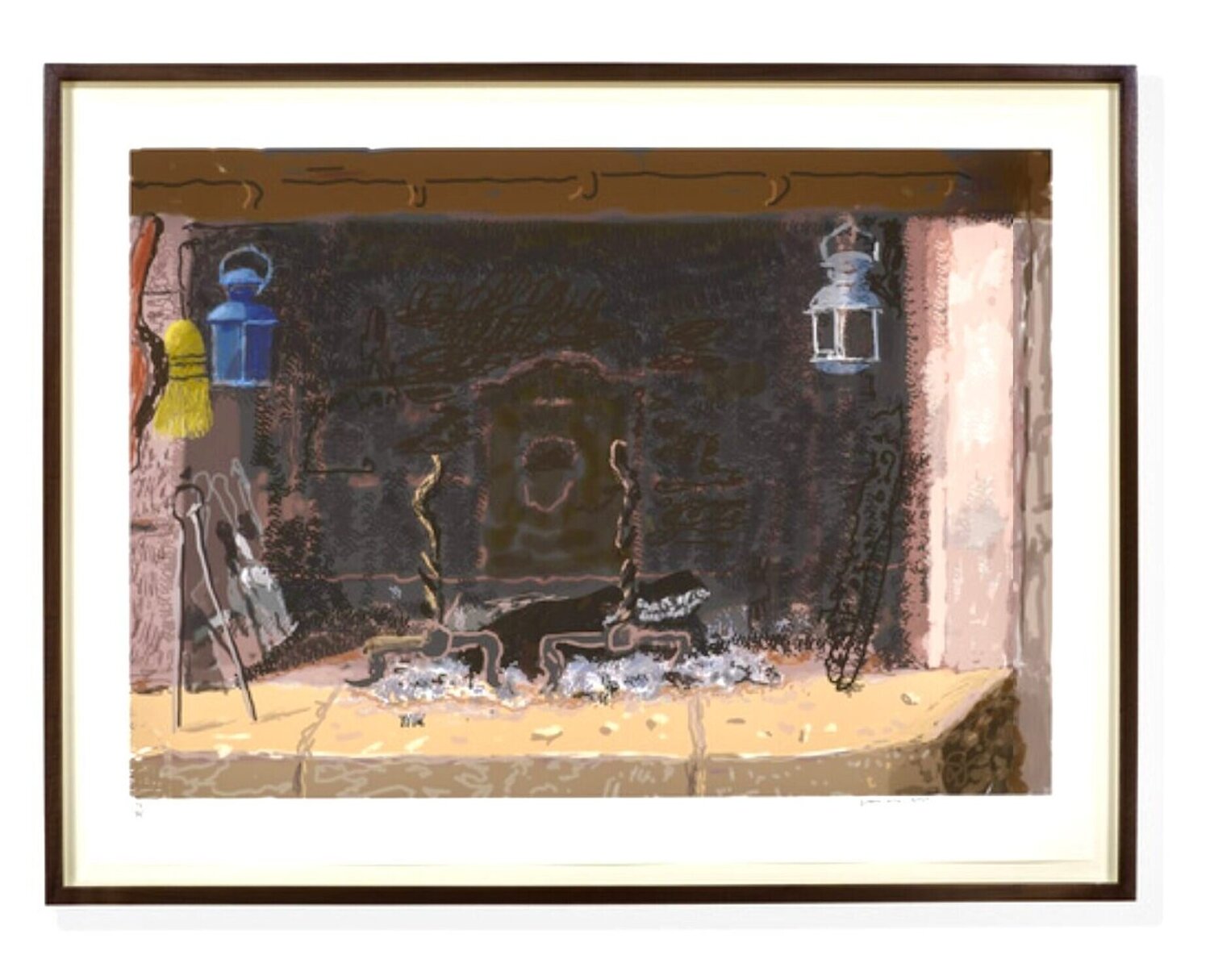 No Fire  David Hockney Print for sale