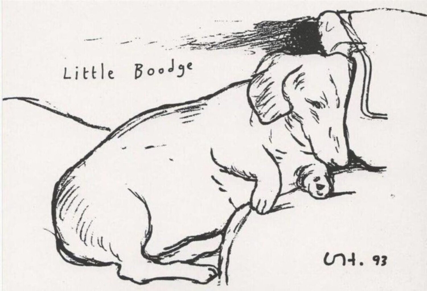 Little Boodge David Hockney Afdruk te koop