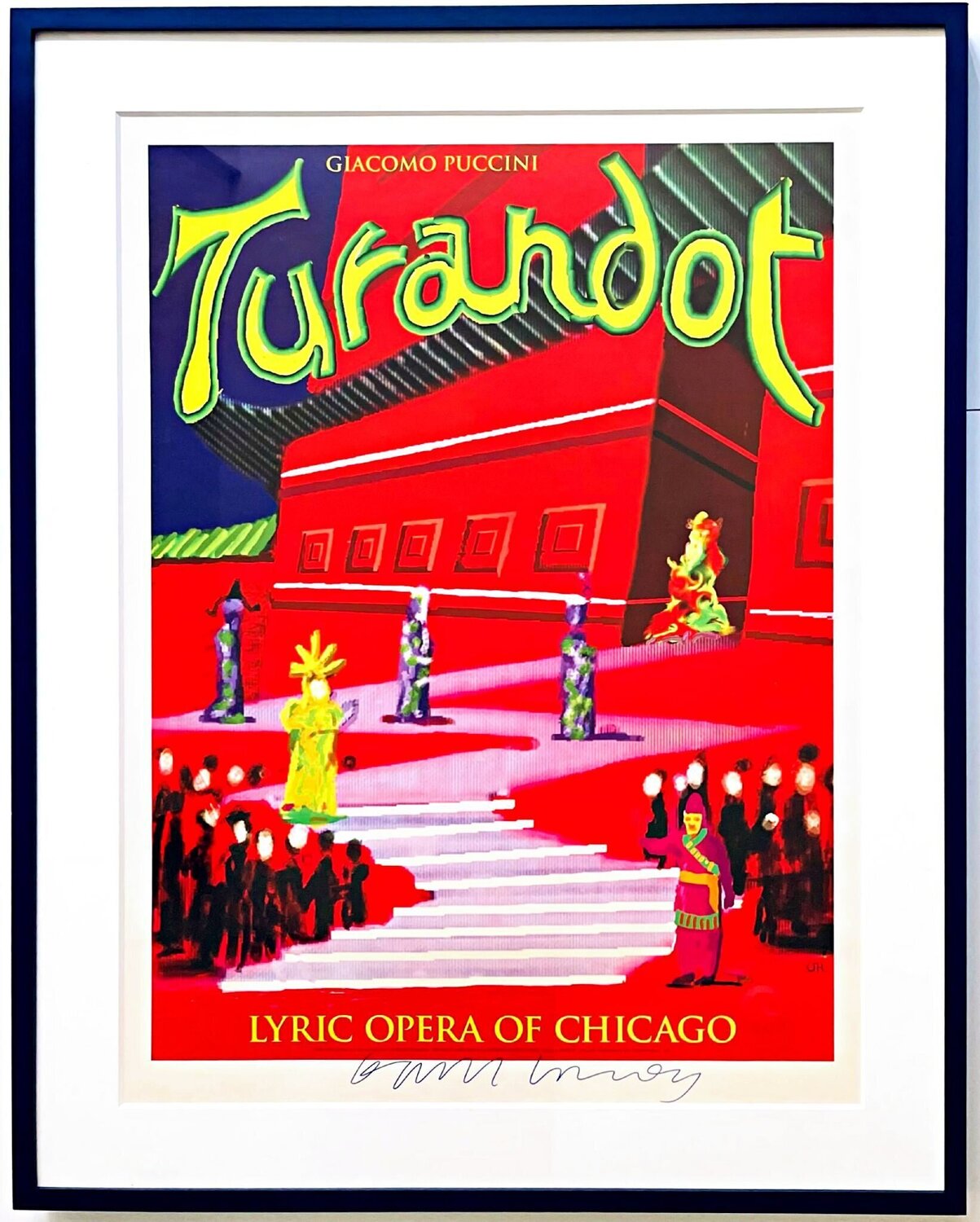 David Hockney - Turandot (Hand Signed by David Hockney) David Hockney Stampa in vendita