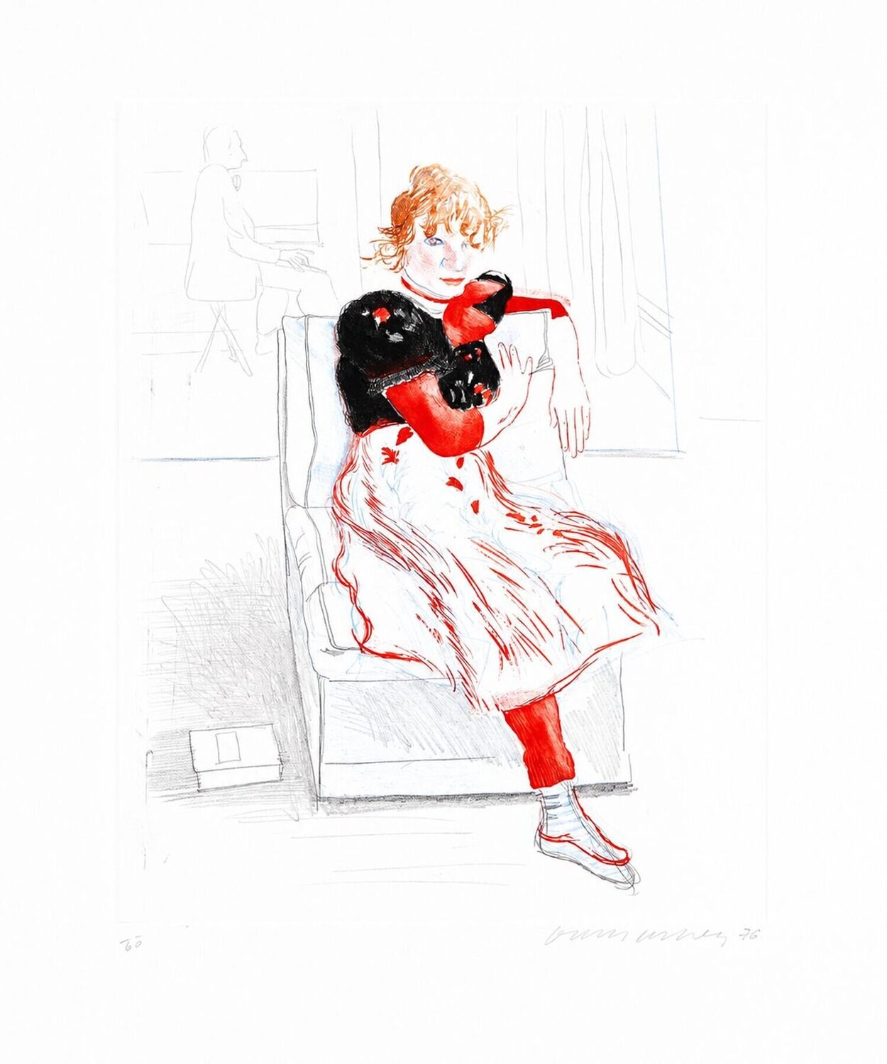 Celia Observing David Hockney 版画 販売中