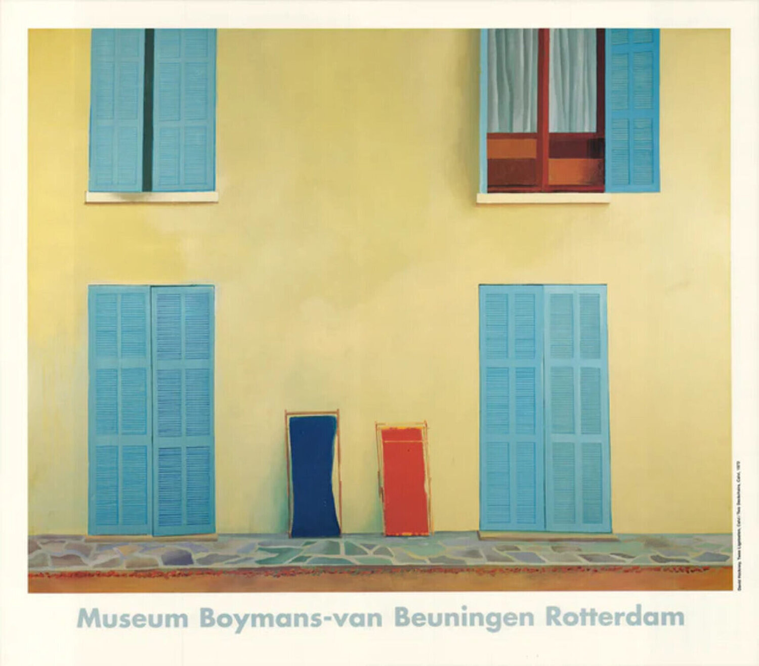 Two Deckchairs, Calvi David Hockney Impresión en venta