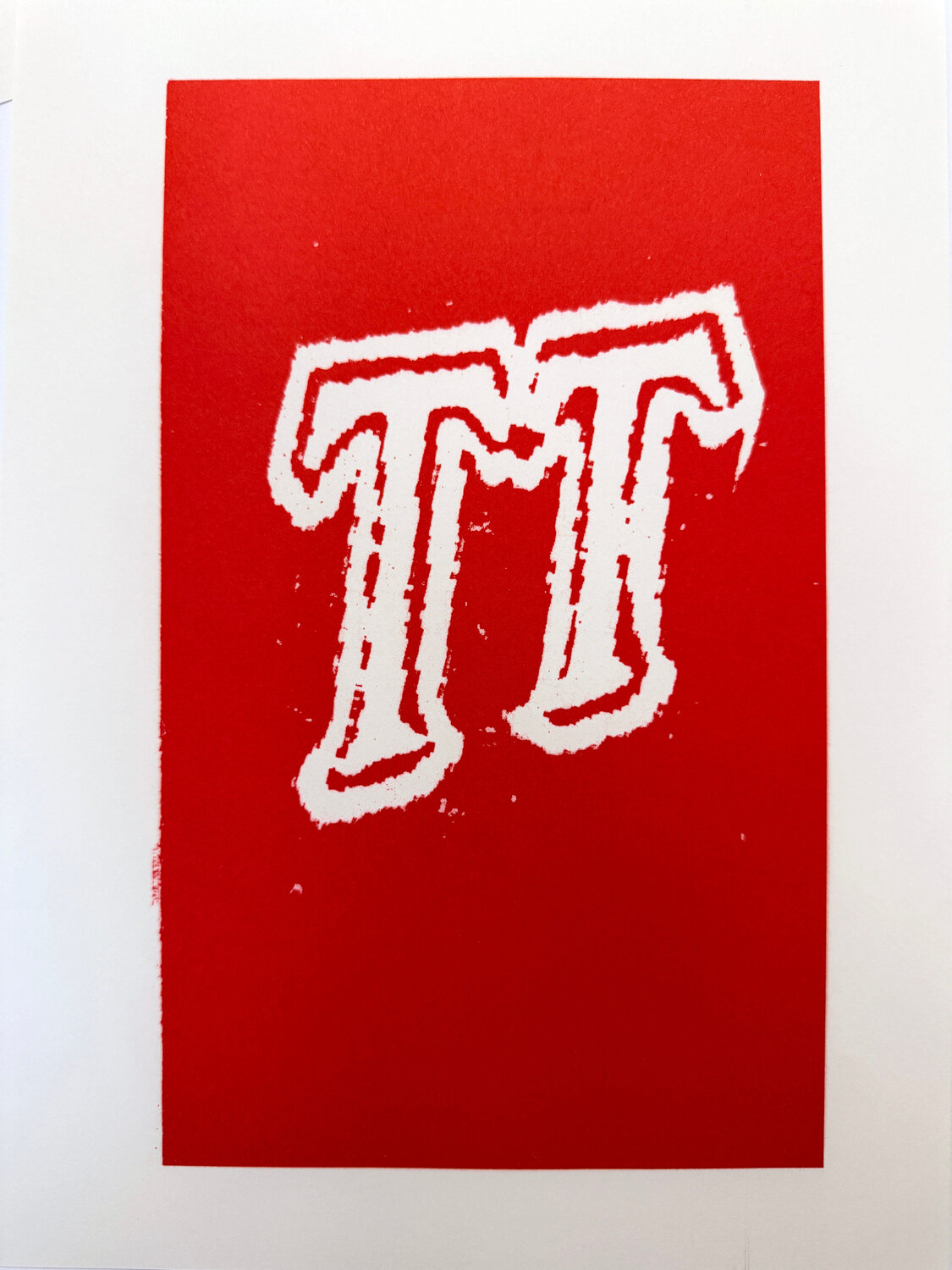 Letter T David Hockney Impresión en venta