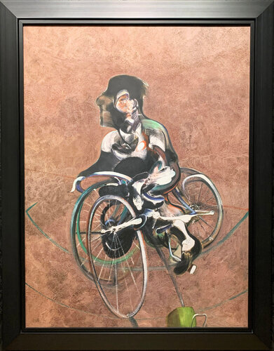 Portrait of George Dyer Riding a Bicycle van Francis Bacon, Afdruk te koop op Singulart