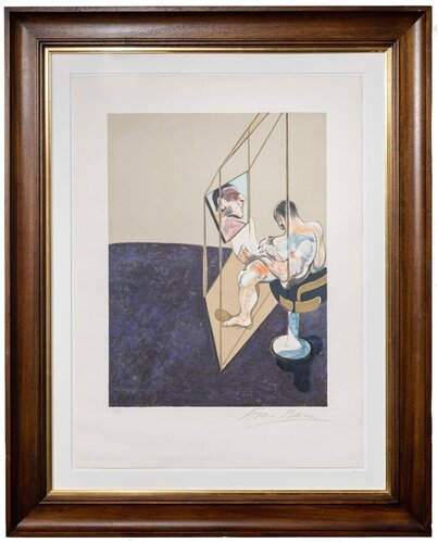 Trois études de dos d'homme [Three studies of the male back] van Francis Bacon, Afdruk te koop op Singulart
