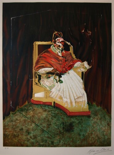 Study for Portrait of Pope Innocent X, 1965 van Francis Bacon, Afdruk te koop op Singulart