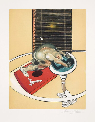 L’Homme au Lavabo Figure at a washbasin van Francis Bacon, Afdruk te koop op Singulart