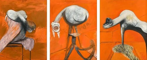 Three Studies for Figures at the Base of a Crucifixion by Francis Bacon, 版画 for Sale on Singulart