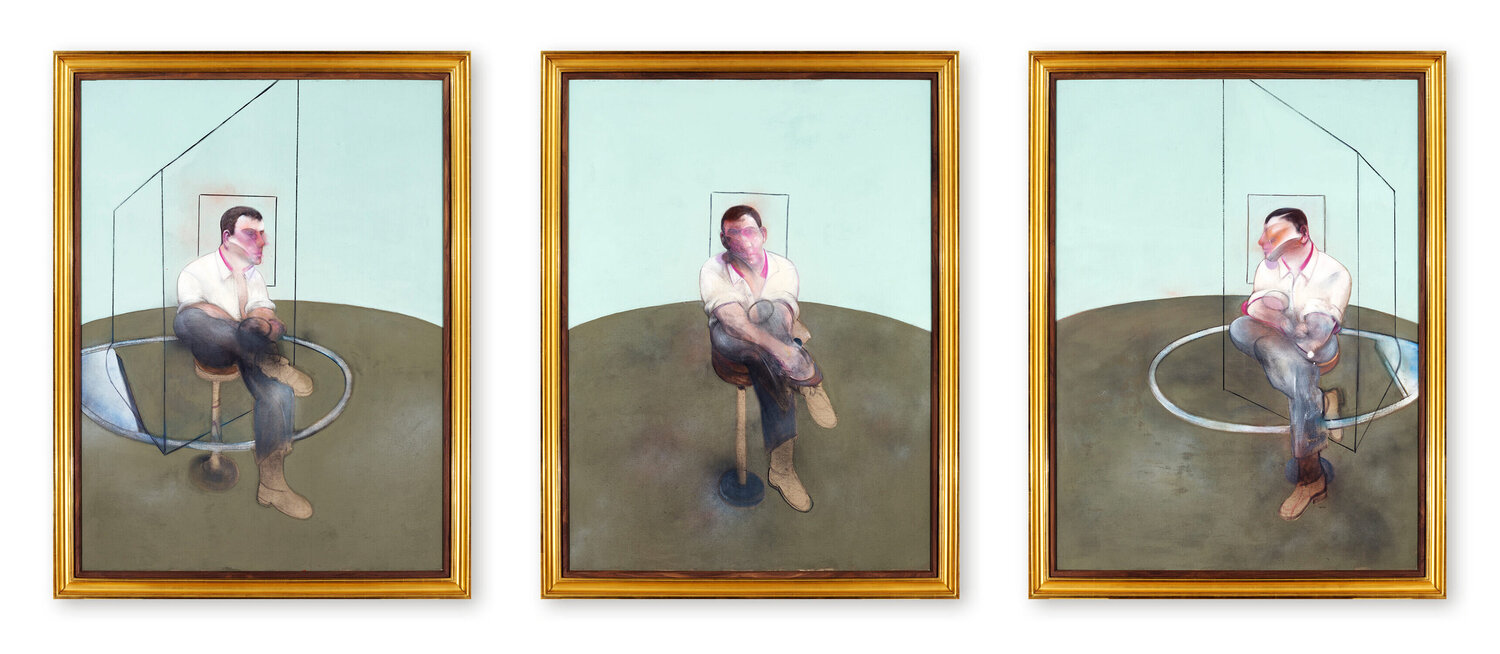 Studies for a Portrait of John Edwards Francis Bacon Originalgemälde zu verkaufen