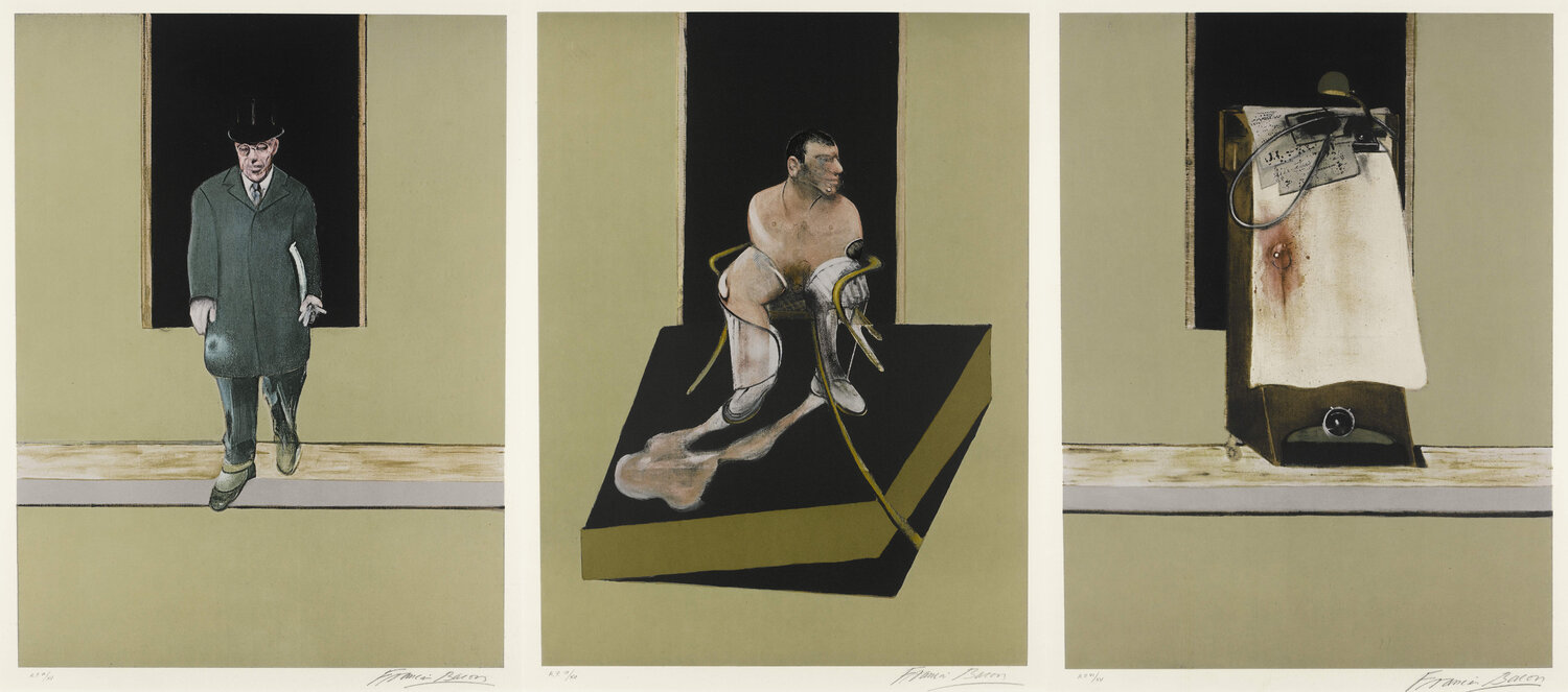 Triptych 1986-1987 Francis Bacon Afdruk te koop