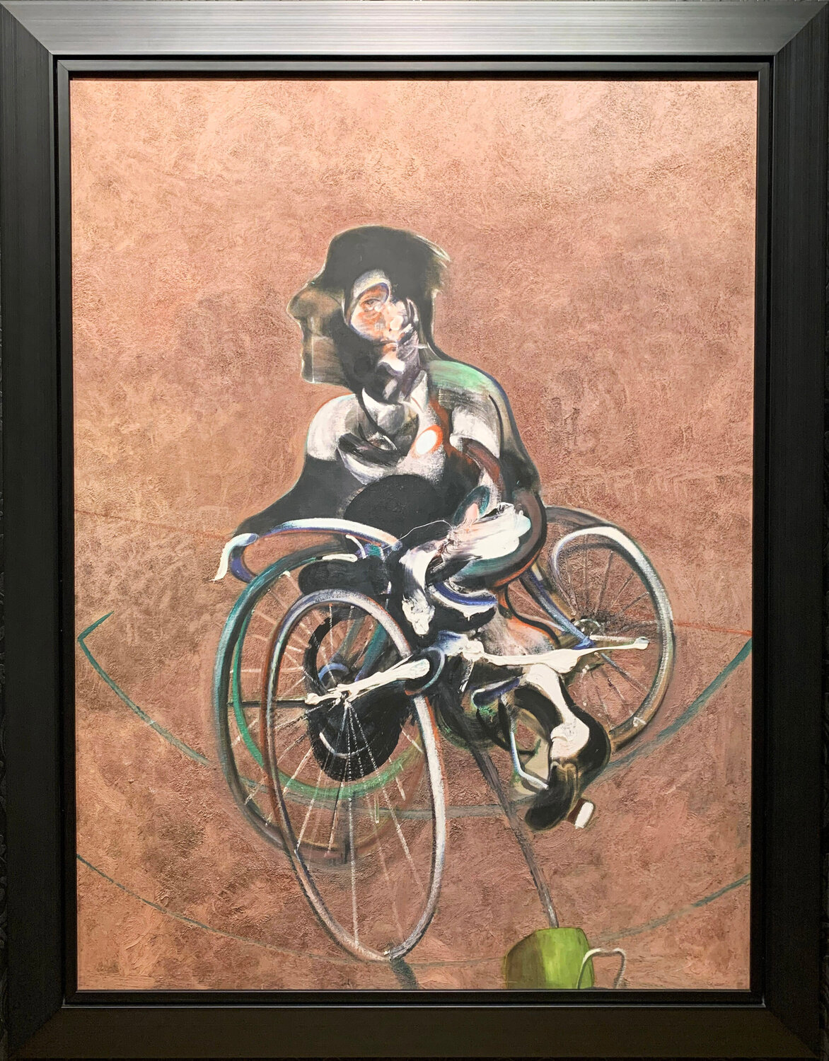 Portrait of George Dyer Riding a Bicycle Francis Bacon Druck zu verkaufen