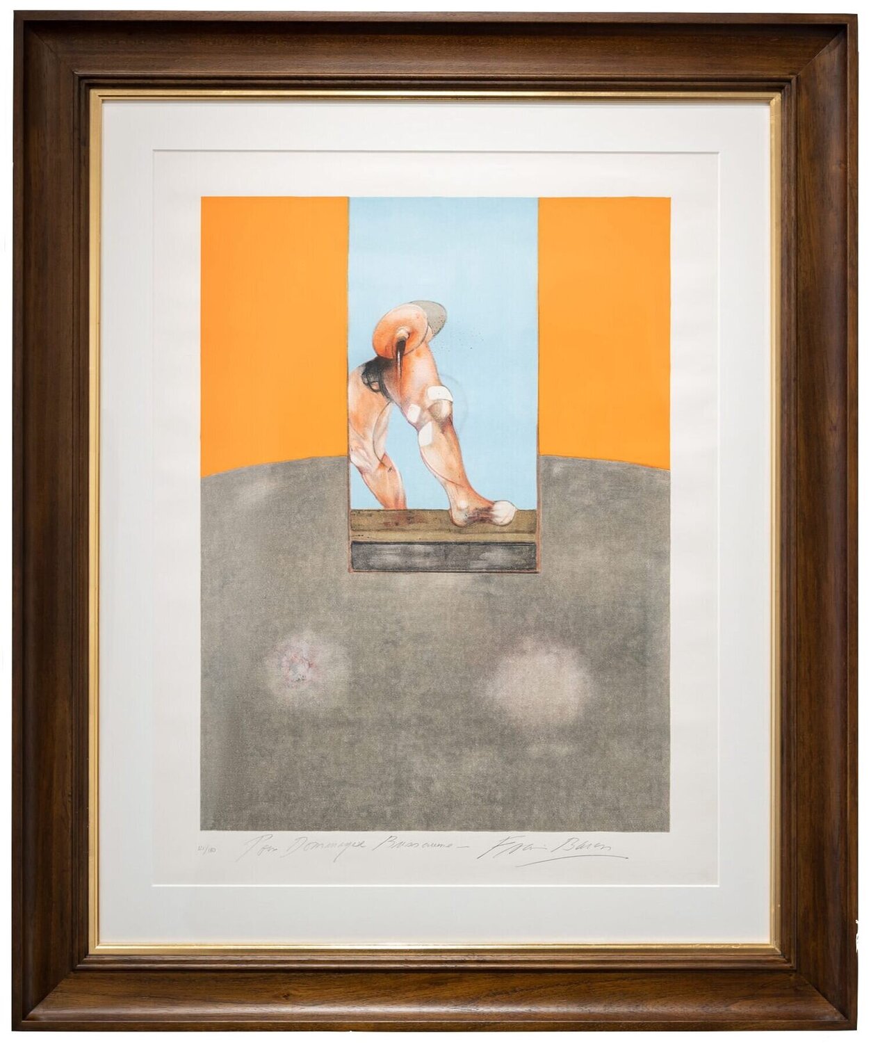 Study for a Bullfight, Triptych 1987 Francis Bacon Afdruk te koop