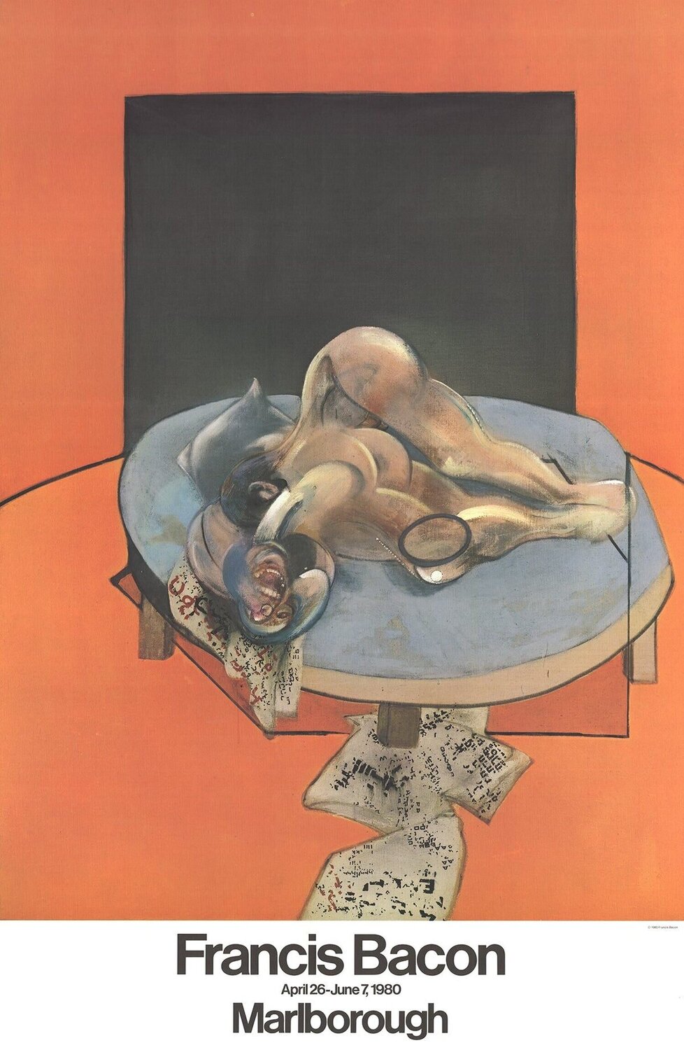 Figure in a room Francis Bacon Stampa in vendita