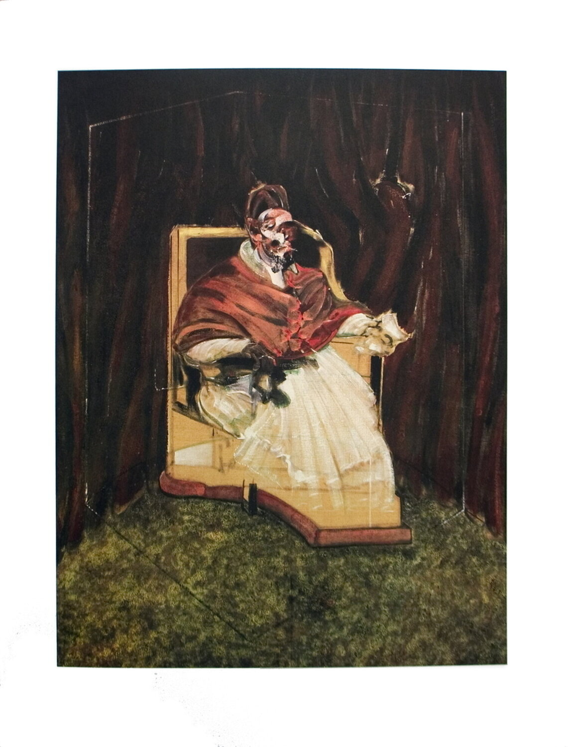 Portrait of Pope Innocent XII Francis Bacon Druck zu verkaufen
