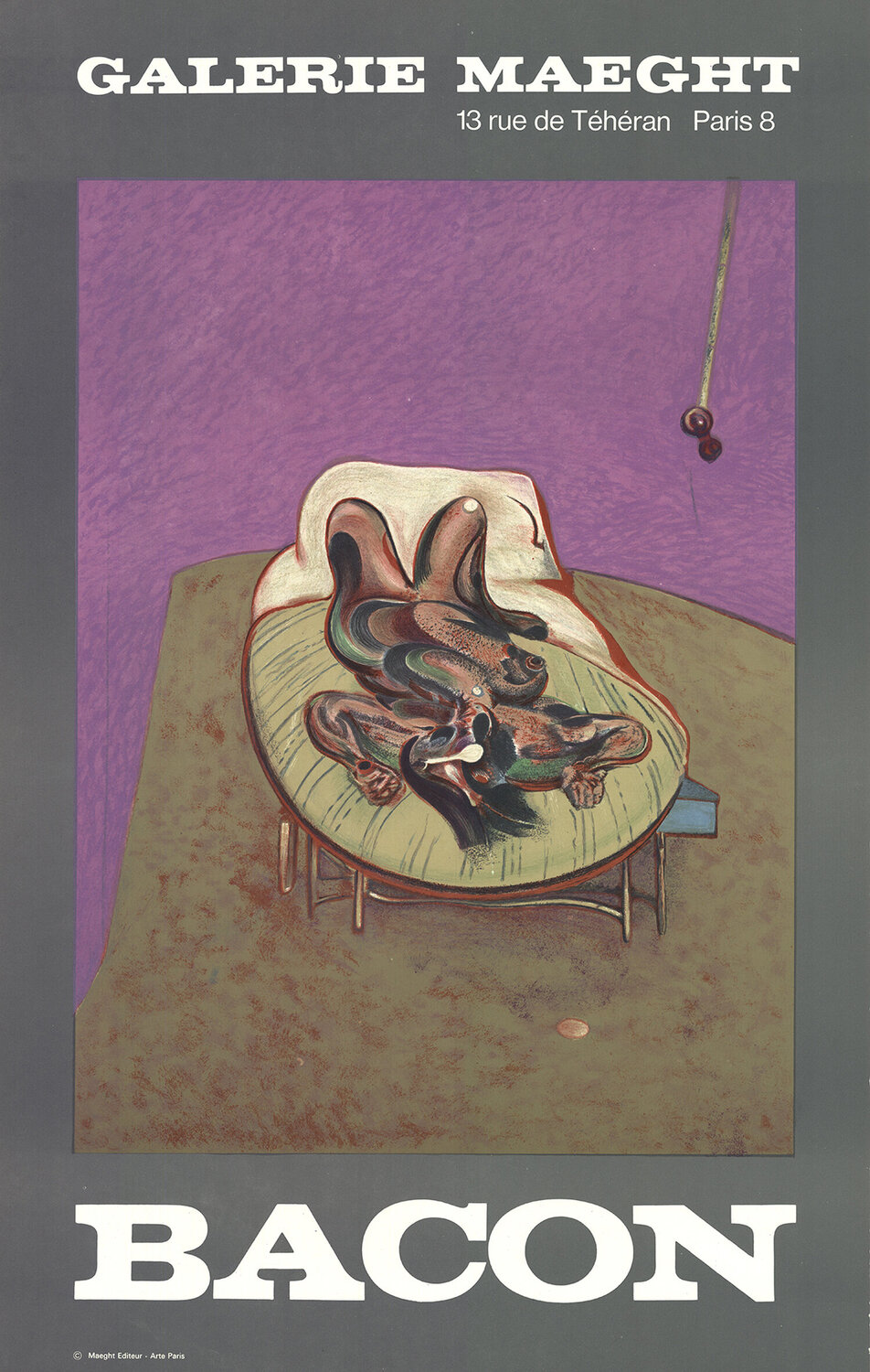 Personnage Couche Francis Bacon Stampa in vendita
