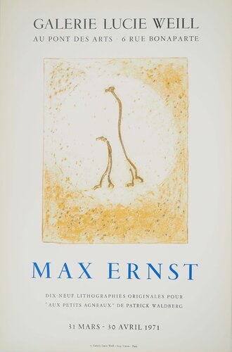 Couple longiligne par Max Ernst, Édition en vente sur Singulart