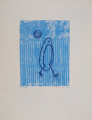 Promeneur au soleil bleu de Max Ernst, Impresión a la venta en Singulart