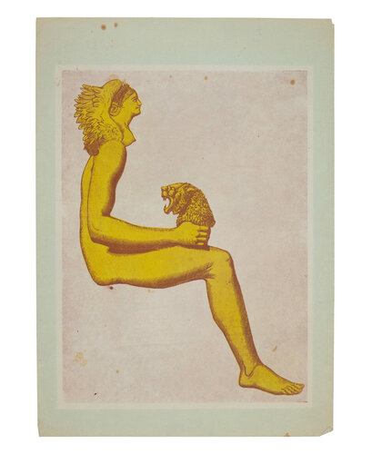 Cover design for 'Cahiers d'Art ' (A l'intérieur de la vue 26) van Max Ernst, Werk op papier te koop op Singulart