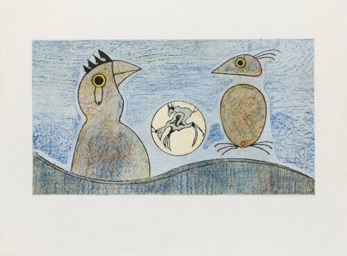 Los Pajaros van Max Ernst, Afdruk te koop op Singulart