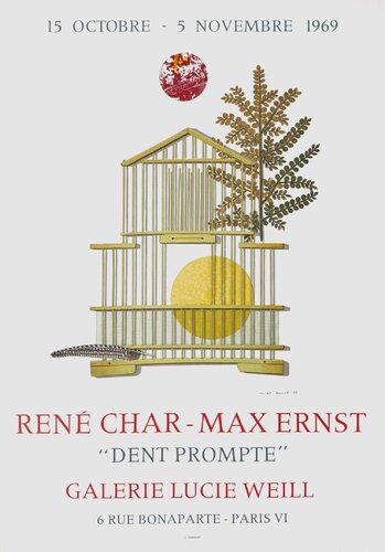 Expo 69 - Galerie Lucie Weill (B STOCK) van Max Ernst, Werk op papier te koop op Singulart