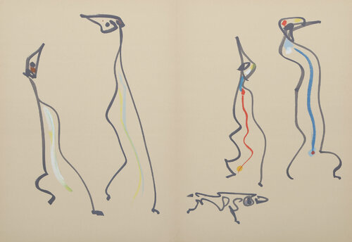 Les Chiens Ont Soif IX by Max Ernst, Print for Sale on Singulart