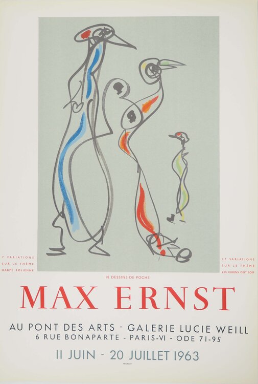 Oiseaux surréalistes Max Ernst