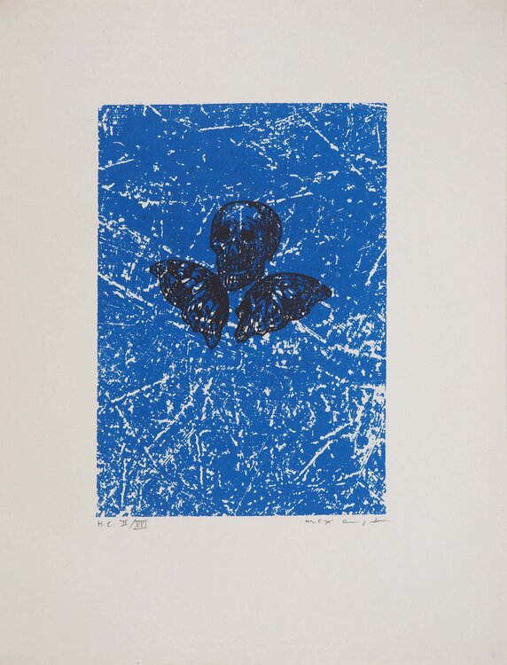 Vanité au papillons Max Ernst