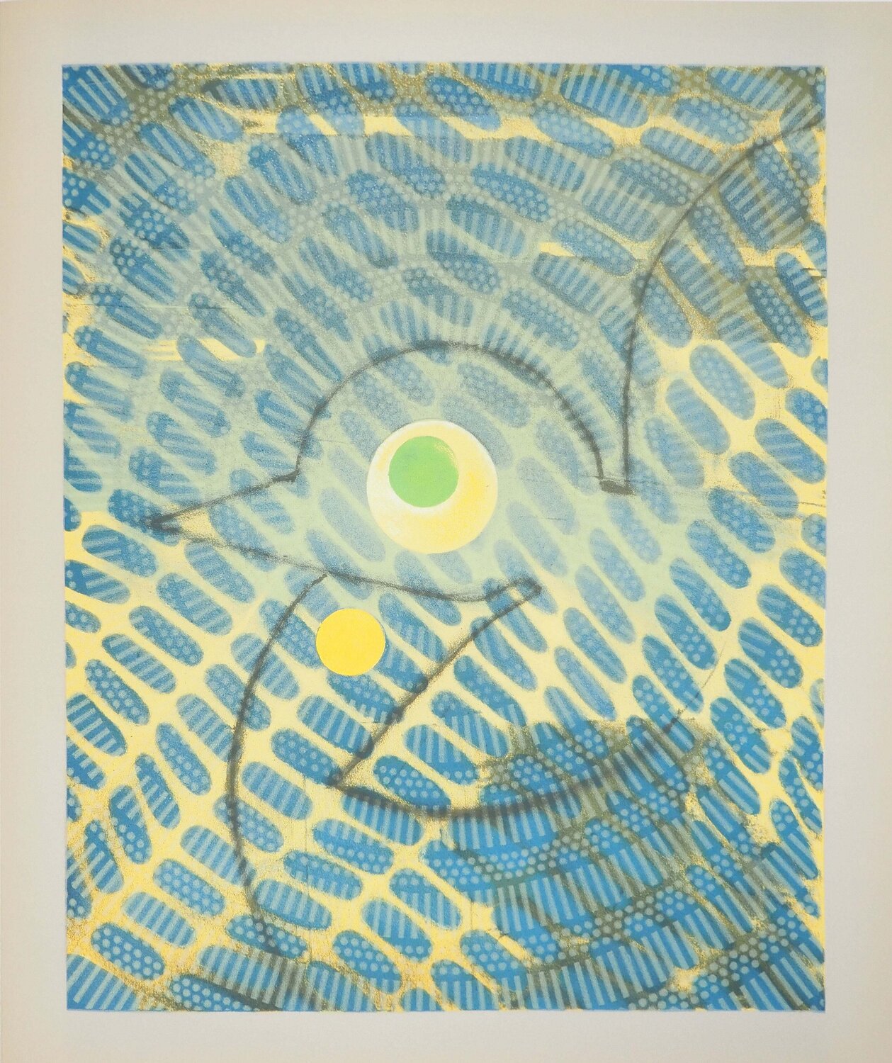 Composition à l'oiseau bleu Max Ernst Impresión en venta