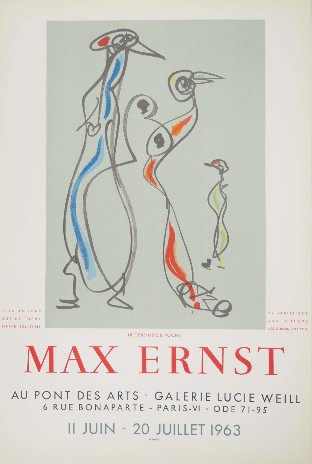 Oiseaux surréalistes Max Ernst Print for sale