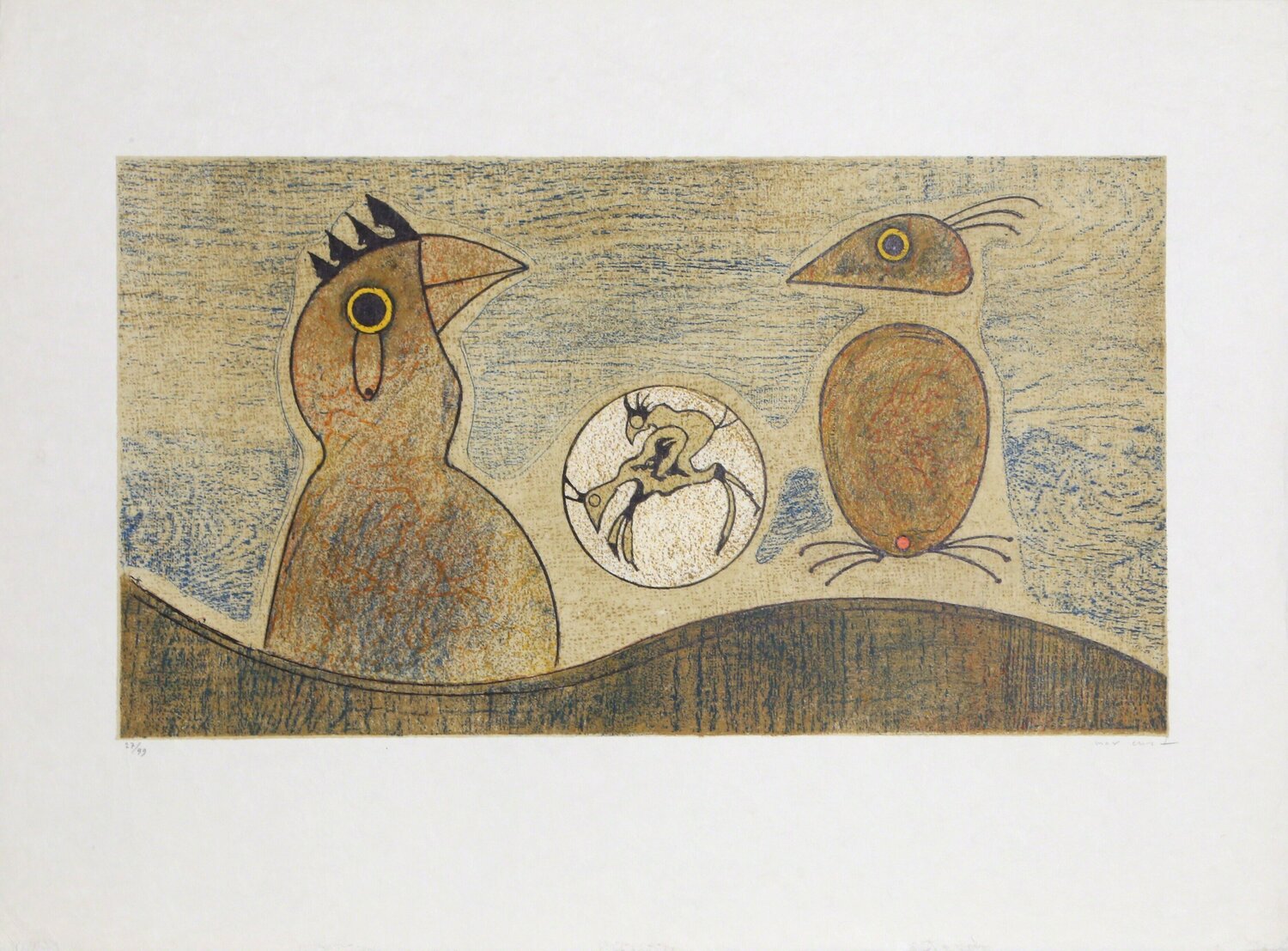 Oiseaux Souterrains Max Ernst