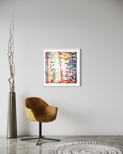 Abstraktes Bild von Gerhard Richter, Druck kaufen auf Singulart