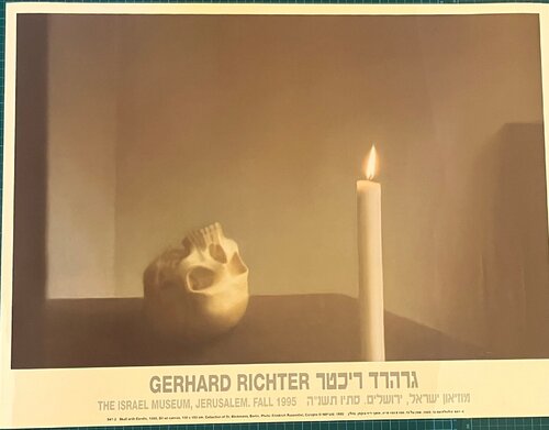 1995 Israel Museum (Skull with Candle) di Gerhard Richter, Stampa in vendita su Singulart