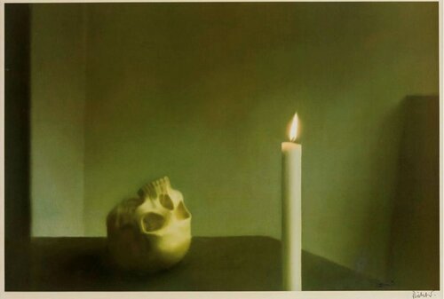 Skull and Candle by Gerhard Richter, Print for Sale on Singulart