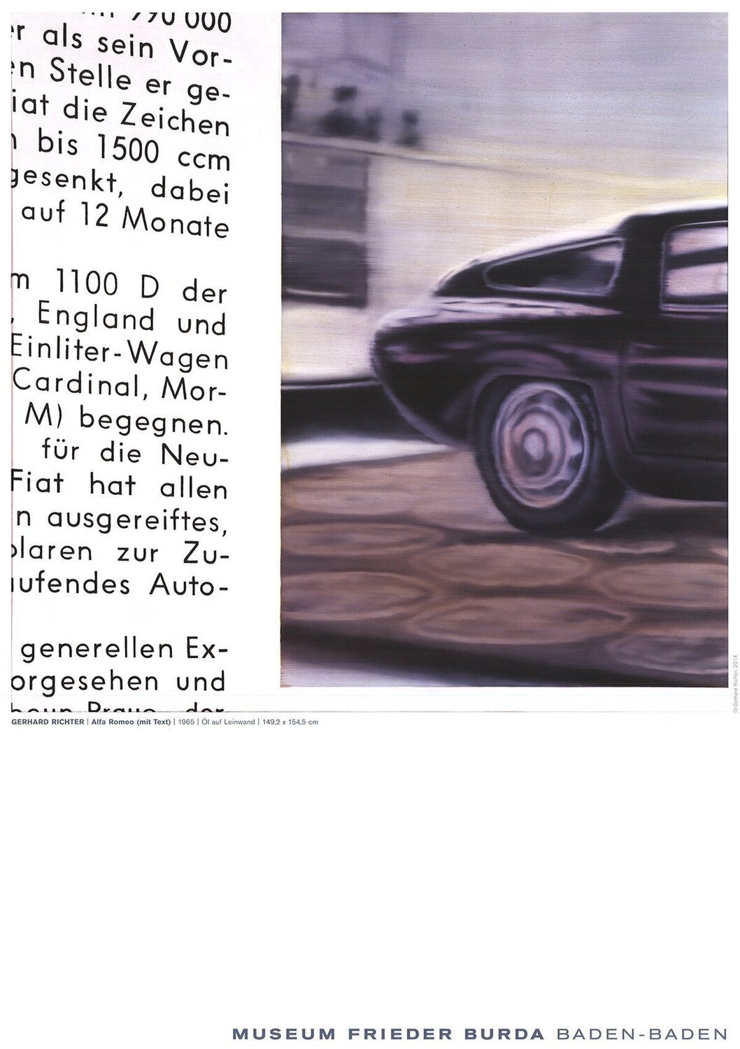 Alfa Romeo Gerhard Richter Stampa in vendita