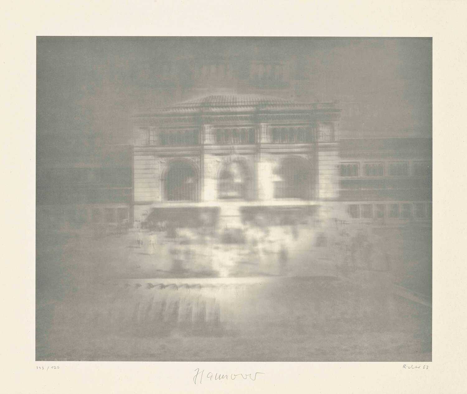 Bahnhof (Hannover) Gerhard Richter Print for sale