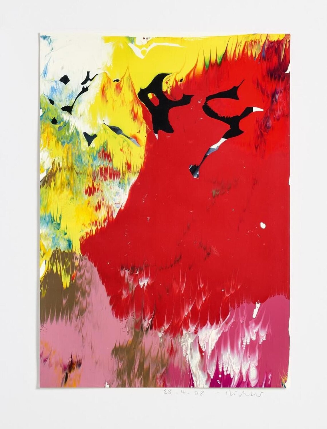 Untitled (raisonne #28.4.08) Gerhard Richter Dipinto originale in vendita