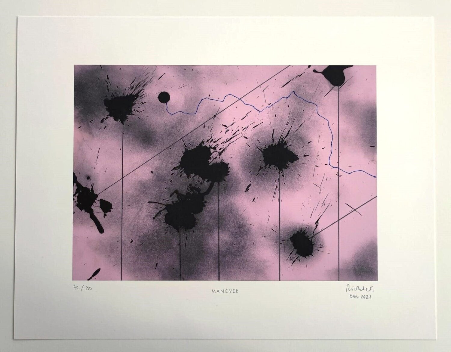 Manöver Gerhard Richter Work on Paper for sale