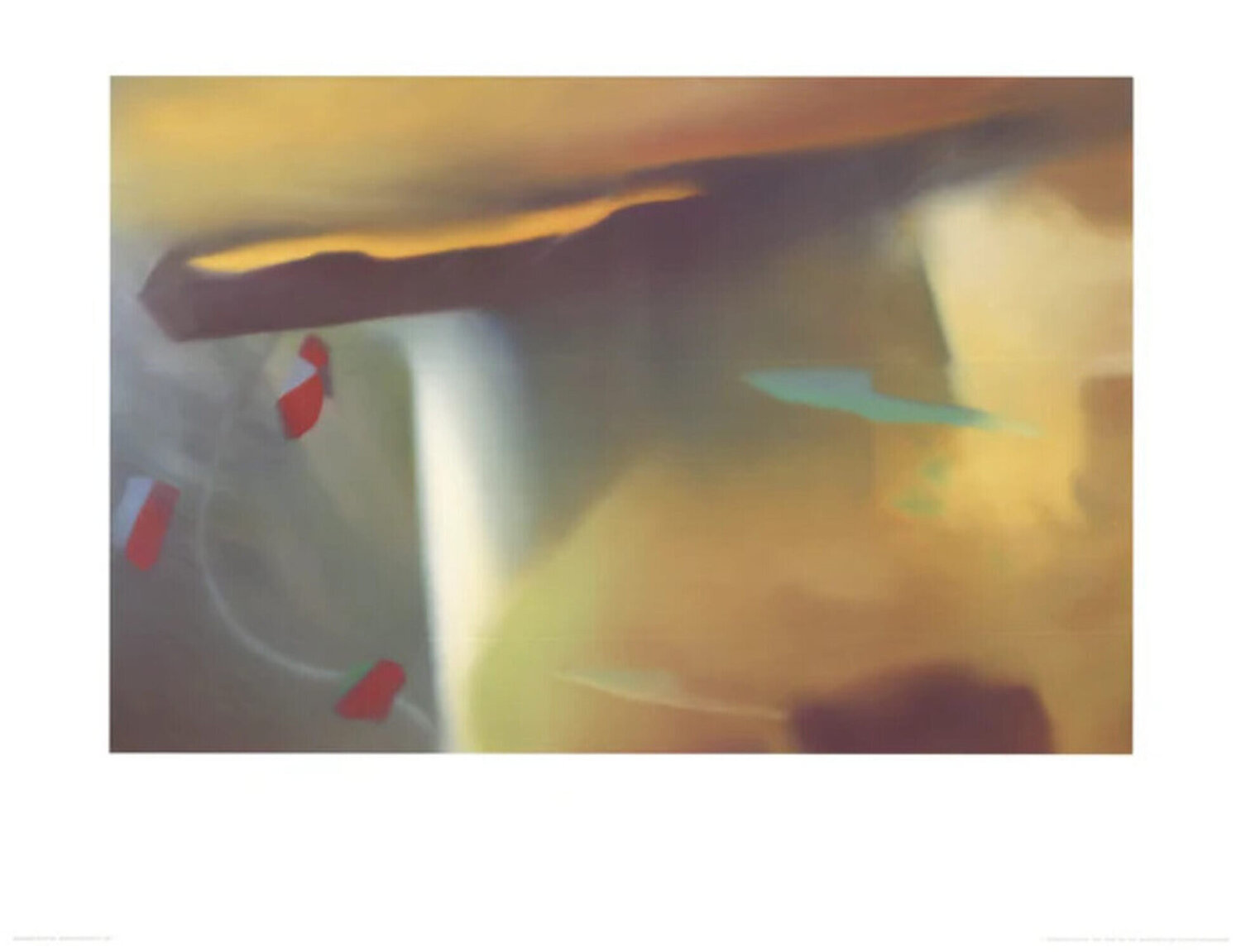 Abstrakte Bilder (No Text) Gerhard Richter Druck zu verkaufen