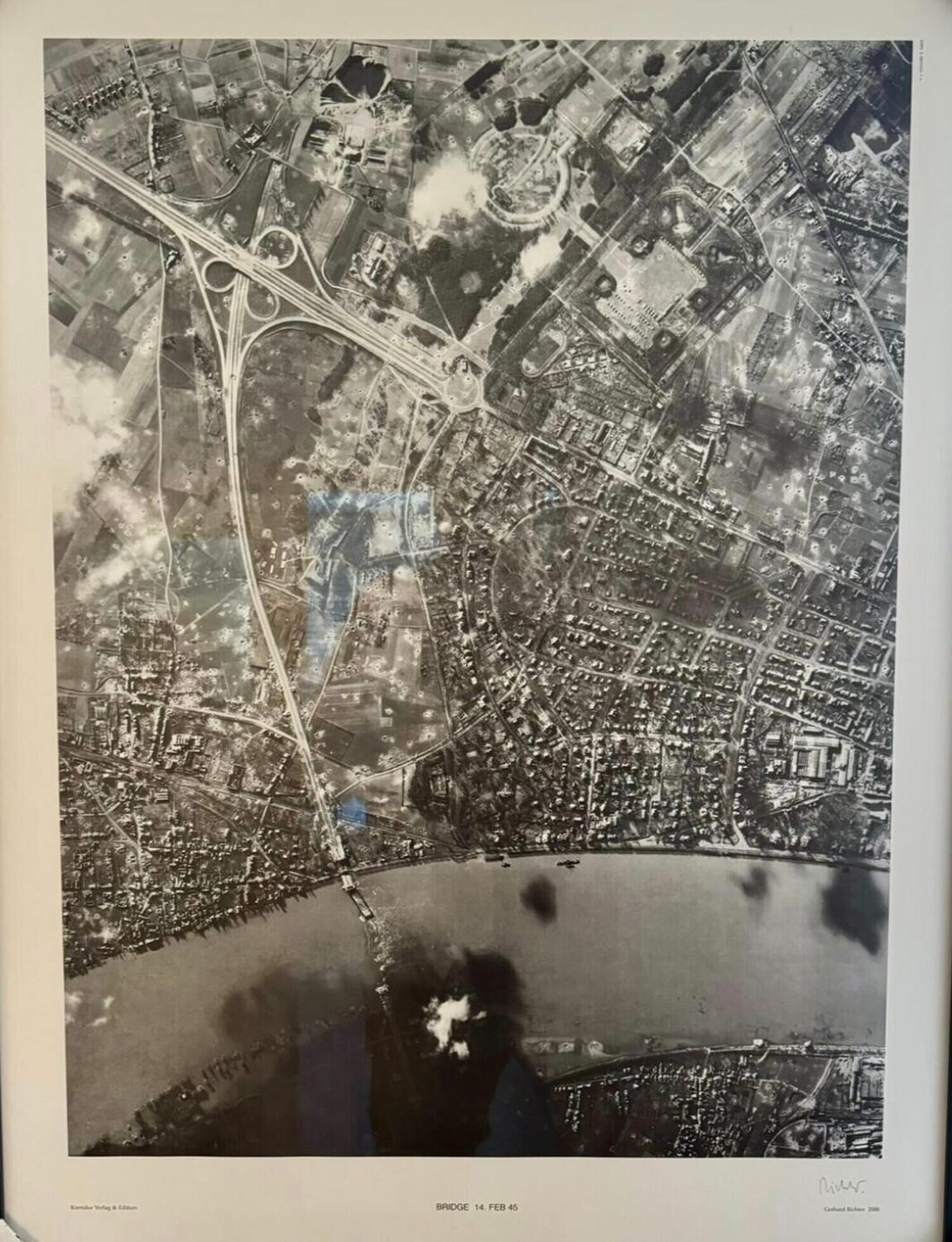 Bridge 14 FEB 45 (III) Gerhard Richter Stampa in vendita