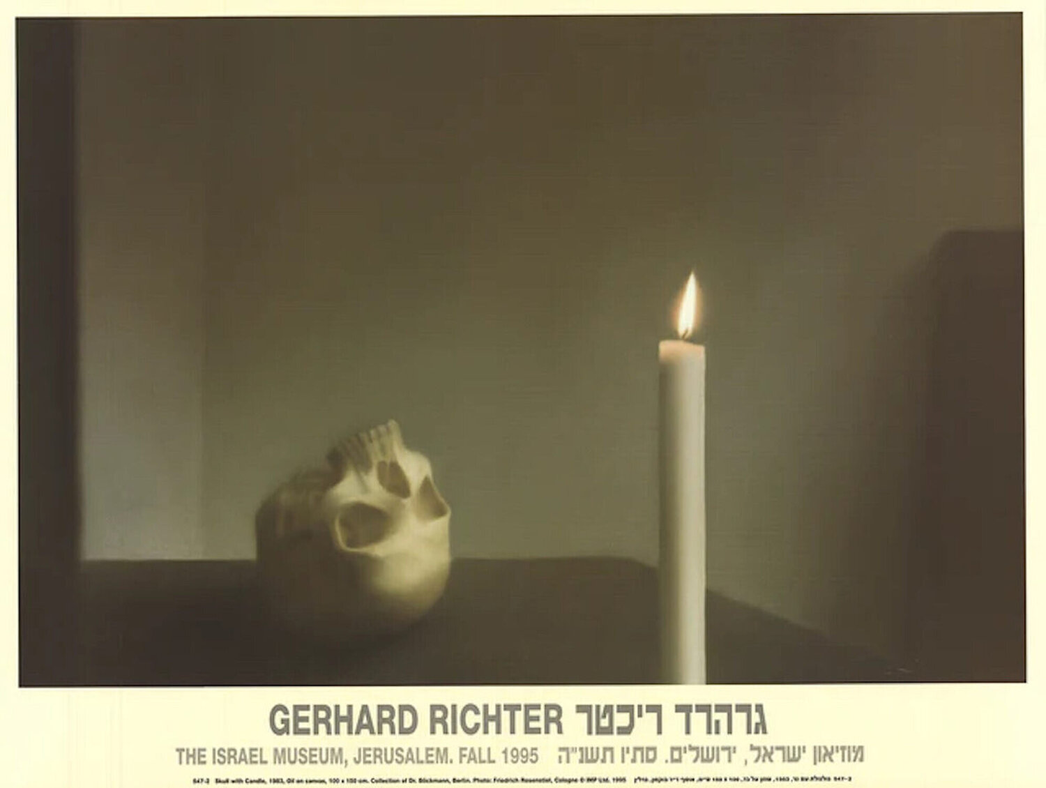 Skull with Candle Gerhard Richter Édition à vendre
