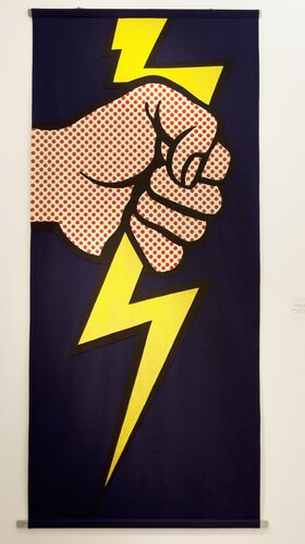 Lighting bolt banner di Roy Lichtenstein, Stampa in vendita su Singulart