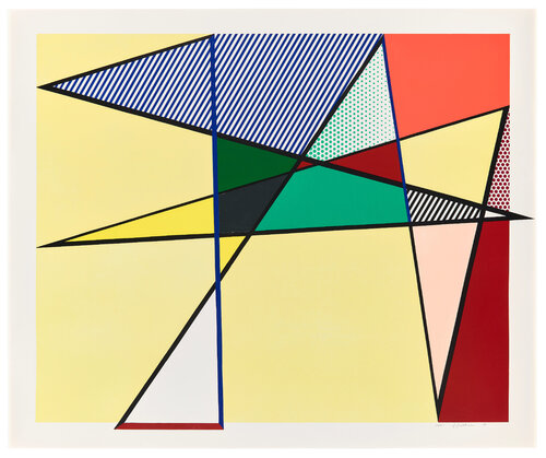 IMPERFECT 67“ x 79 7/8“ van Roy Lichtenstein, Werk op papier te koop op Singulart