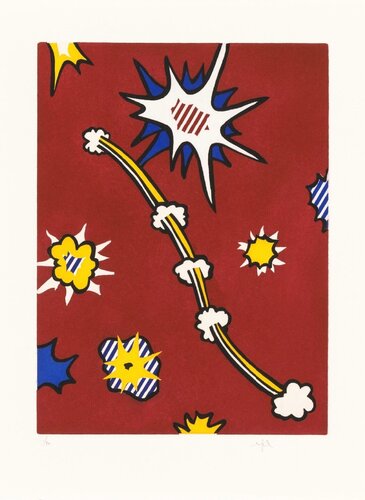 De Denver au Montana, Départ 27 Mai 1972 (II) van Roy Lichtenstein, Afdruk te koop op Singulart