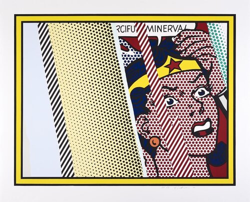 Reflections on Minerva from Reflections Series van Roy Lichtenstein, Afdruk te koop op Singulart