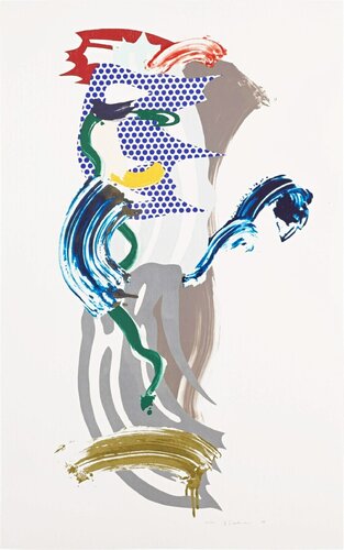 Blue Face van Roy Lichtenstein, Afdruk te koop op Singulart
