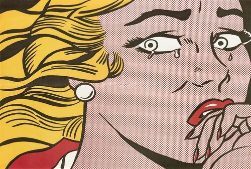 Crying Girl (Castelli Mailer) van Roy Lichtenstein, Afdruk te koop op Singulart