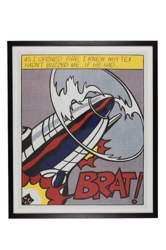 As I Opened Fire Triptych van Roy Lichtenstein, Afdruk te koop op Singulart