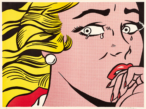 Crying Girl (C. II. 1) van Roy Lichtenstein, Afdruk te koop op Singulart