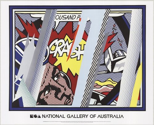 Reflections on Crash van Roy Lichtenstein, Afdruk te koop op Singulart