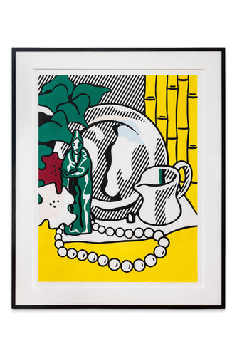 Still life with figurine van Roy Lichtenstein, Afdruk te koop op Singulart